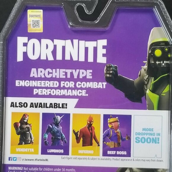 Fortnite Archetype Solo Mode Core Figure Harvest Snap Build Epic Games New - Picture 3 of 4